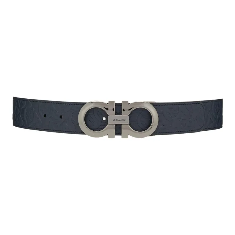 Ferragamo Reversible Gancini Buckle Belt-2