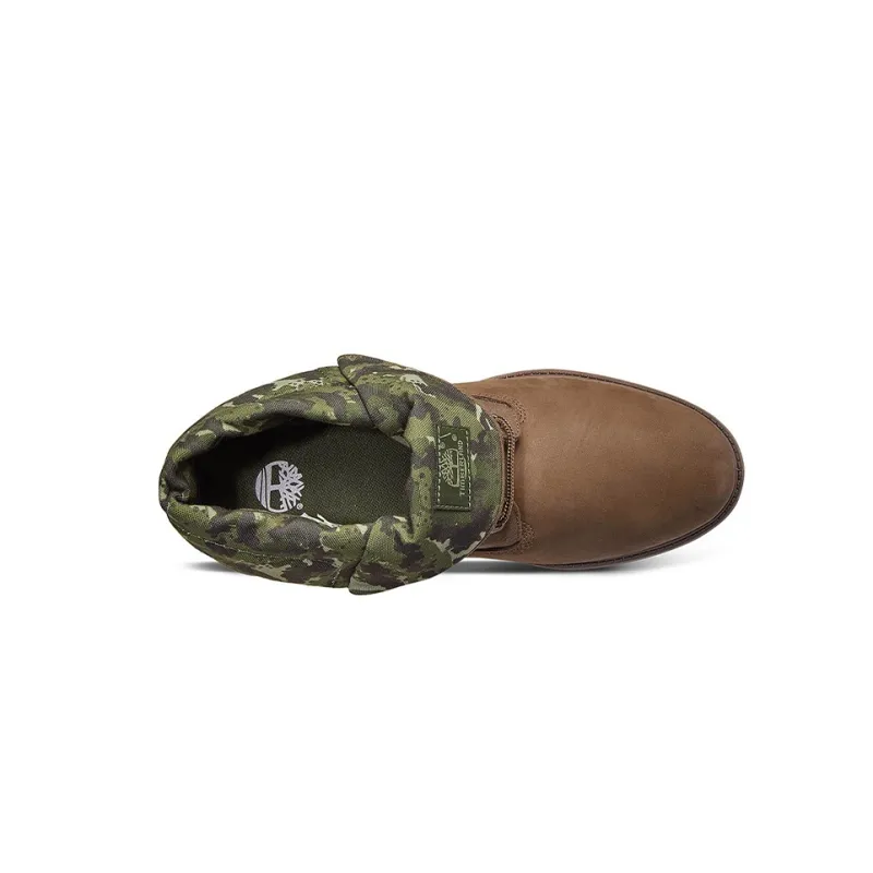Timberland Roll Top Boots Basic 'Brown Green Camouflage'-3