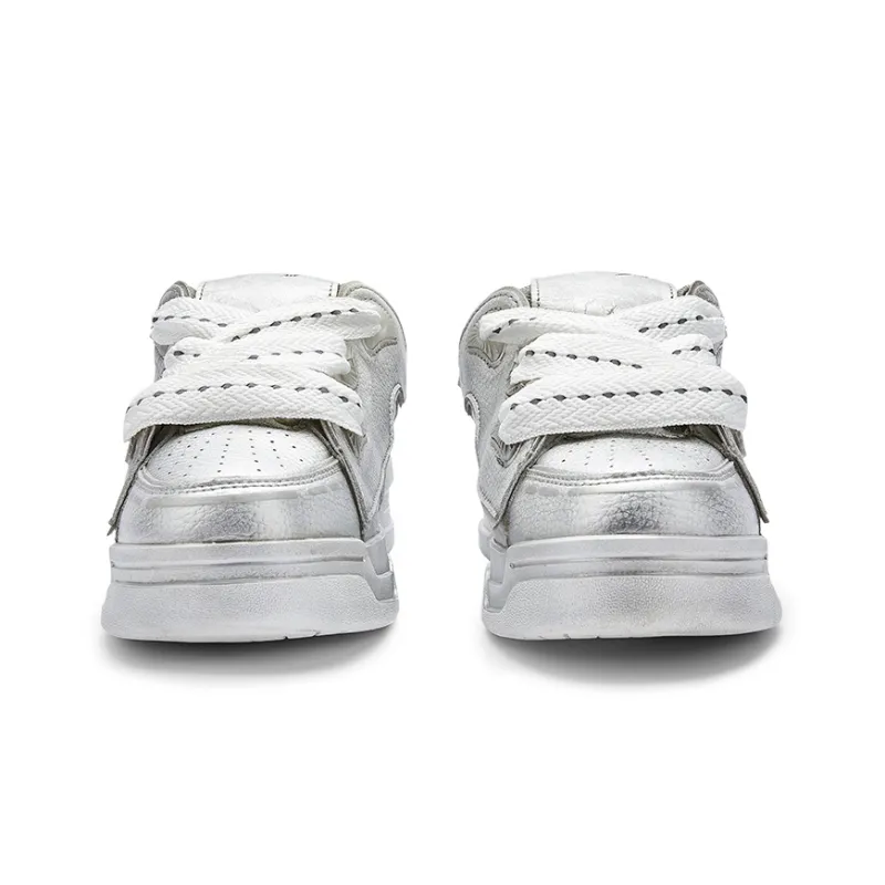 U.T.B Horizon001 Trailblazer Series Wear resistant And Lightweight Low Top Skateboard Shoes Unisex Smoke Gray Silver-3