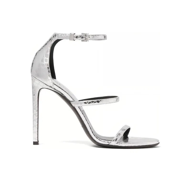 MICHAEL KORS KORS Nadege Stylish Sandals Women's Silver-1