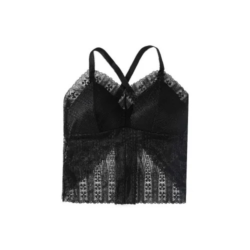 Flowers In Water Tank Top Women's Black