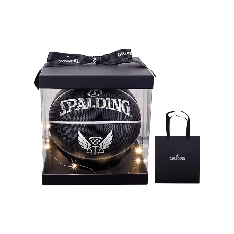 SPALDING The Magician Series PU Basketball Black Size 7 Training Unisex-1