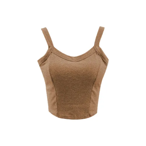 Flowers In Water Camisole Women's Brown