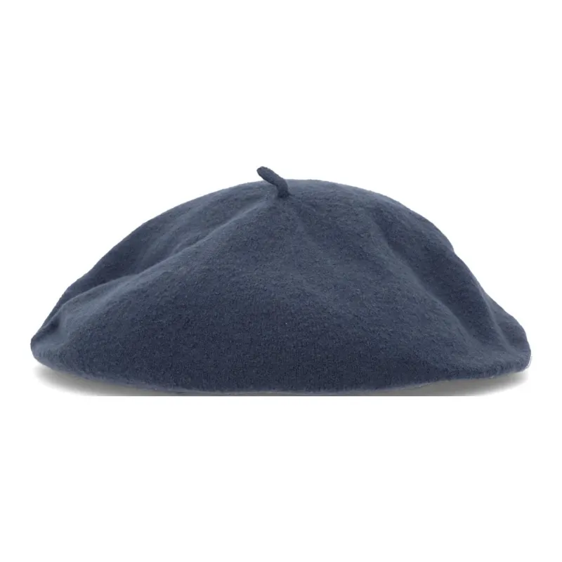 Burberry Wool Berets Women's Blue-3