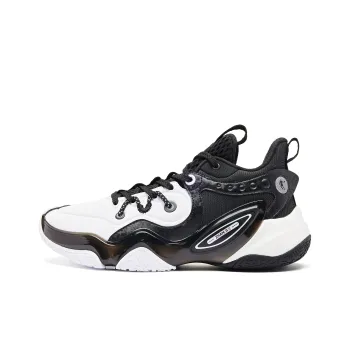 QIAODAN Battle Blade 6TEAM Cushioned Slip Resistant Low Top Basketball Shoes Men's Jordan White