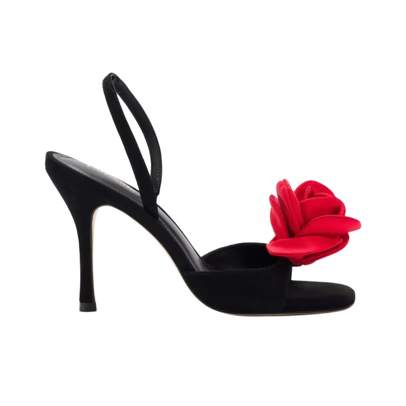 Larroude Salma Strap Sandals 9.6cm Women's Black-1