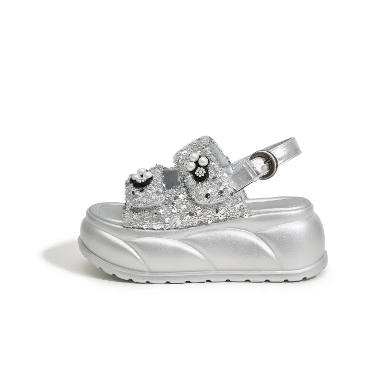 Milan Love Song Roman Sandals 7.5cm Women's-5