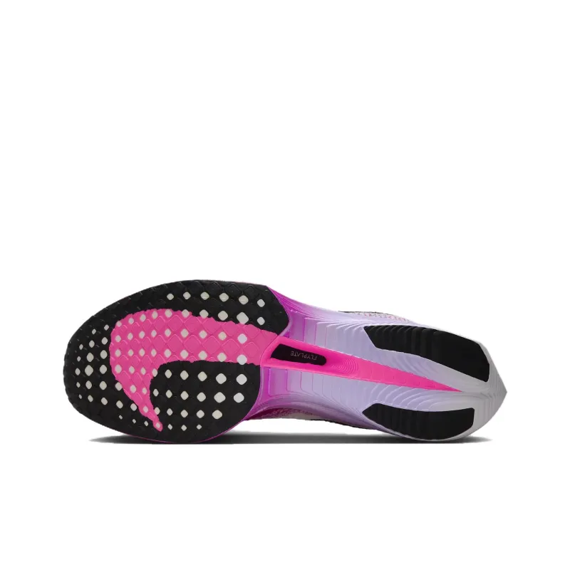 Nike ZoomX Vaporfly 3 Low Top Carbon Plate Running Shoes Unisex White Purple Black-5
