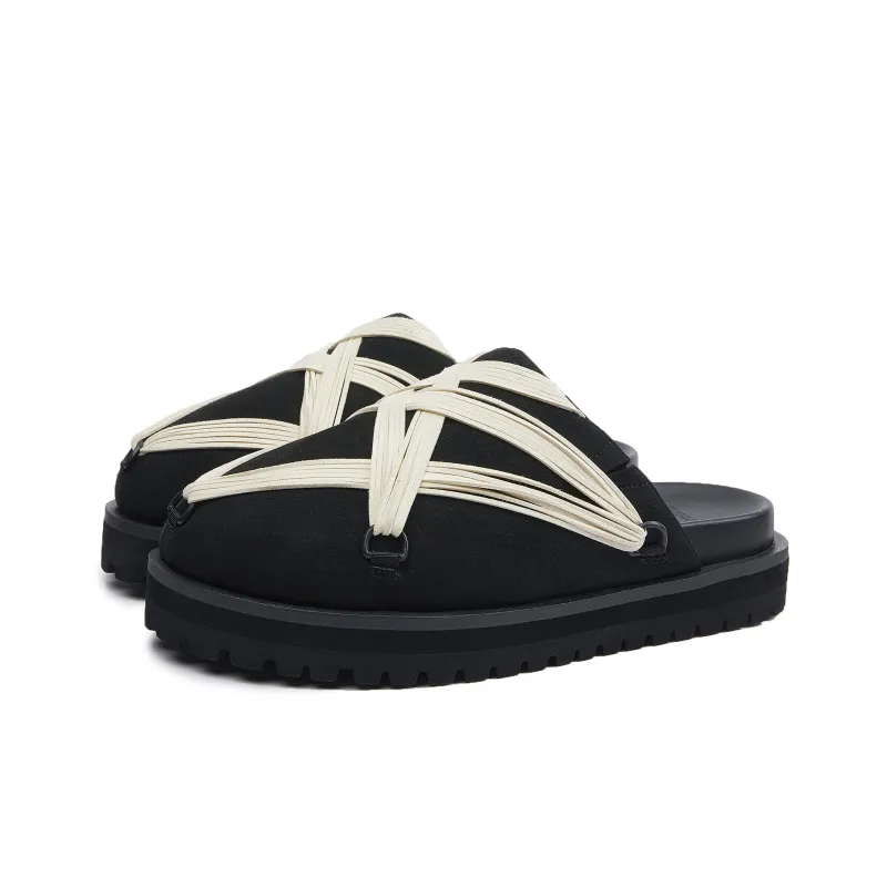 LeStream Closed Toe Slippers Unisex Black-1