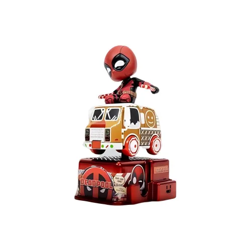 Hot Toys Deadpool Electric Rocking Car Collection Csrd019 Special Edition Chibi Figures 15CM 18CM