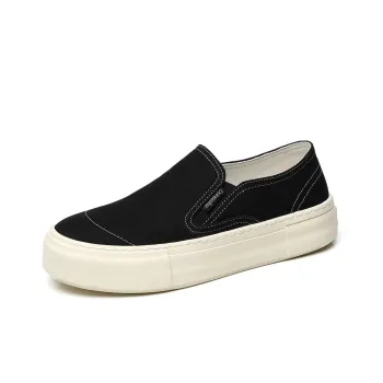 OCEANIA ROO Australasian Kangaroo Non slip Lightweight Low Top Canvas Shoes Men's Black