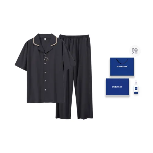 Floating Light Islands Pajama Set Men's Box Dark Gray