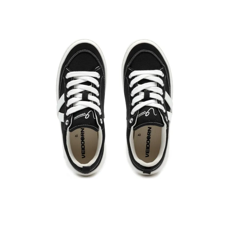 VEIDOORN Qixing Slip Resistant, Abrasion Resistant, Lightweight, Breathable Low Top Skateboard Shoes Unisex-5