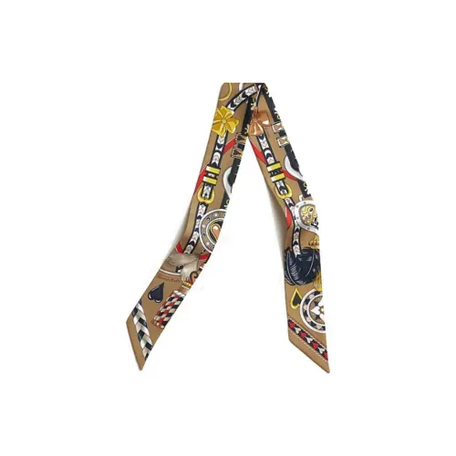 HERMES Silk Silk Scarves Women's Multicolor