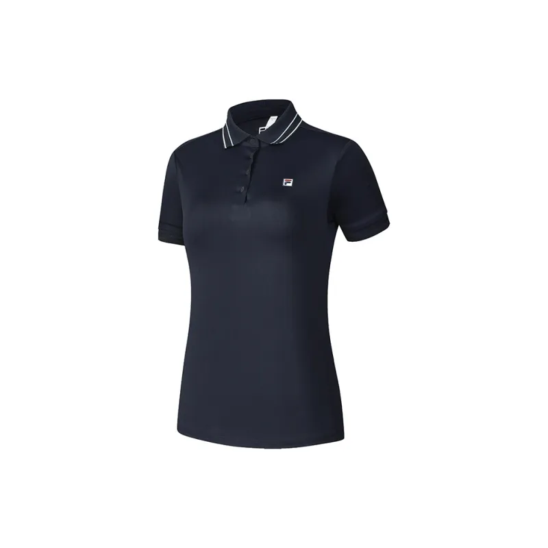 FILA Polo Shirt Women's RD Royal Blue-1