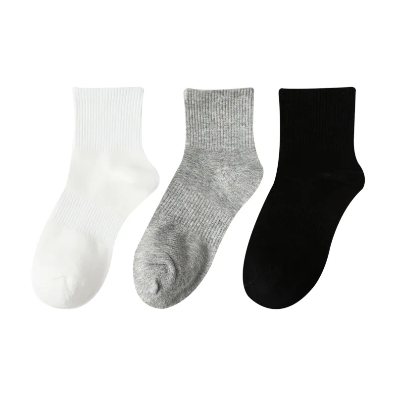 XXLLG Mid Calf Socks Unisex 3 Pack-5