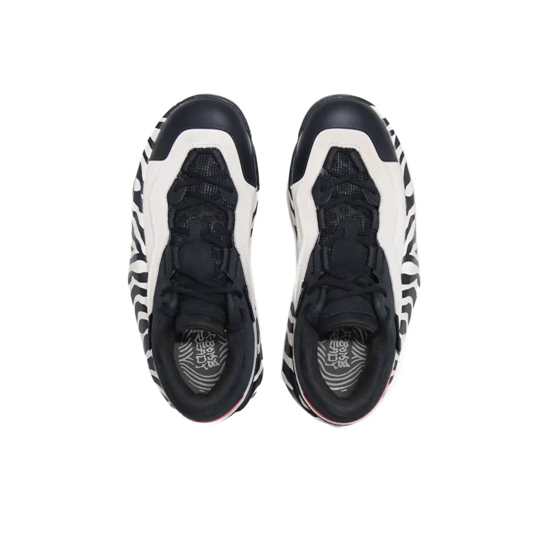 Serious Player Only Basketball Shoes Unisex Low Top Black/White/Red-2