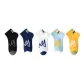 P148 5 Colors 1 Pack Each (White+Black+Ginger Yellow+Light Blue+Dark Blue)
