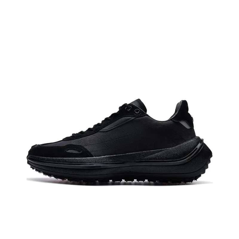 XTEP 1987 Collection Slip Resistant Breathable Low Top Casual Shoes Men's Black-0