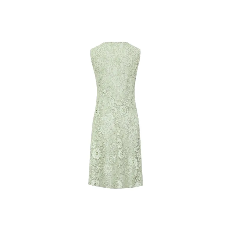 BBLLUUEE Sleeveless Dress Women's Avocado Green-1