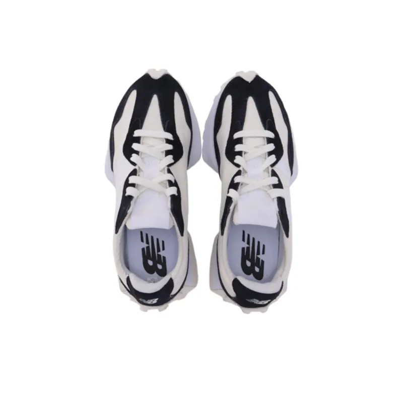 New Balance NB 327 Anti Slip Wear Resistant Low Top Casual Shoes Women's Beige White Black-3