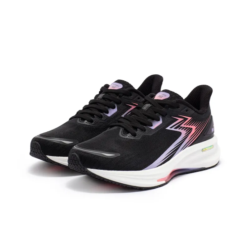 361° Titan CQT Cushioned Wear Resistant Coverage Low Top Casual Running Shoes Women's Black-4