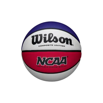 Wilson NCAA Synthetic Leather Basketball Blue White Red Patchwork Size 7 Training