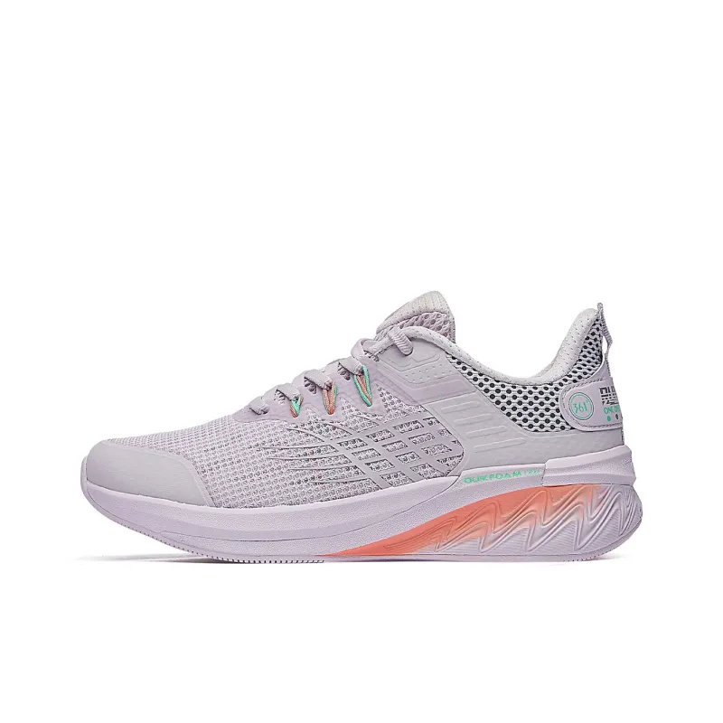 361° Cushioning Lightweight Low-Top Casual Running Shoes Women's Purple-0