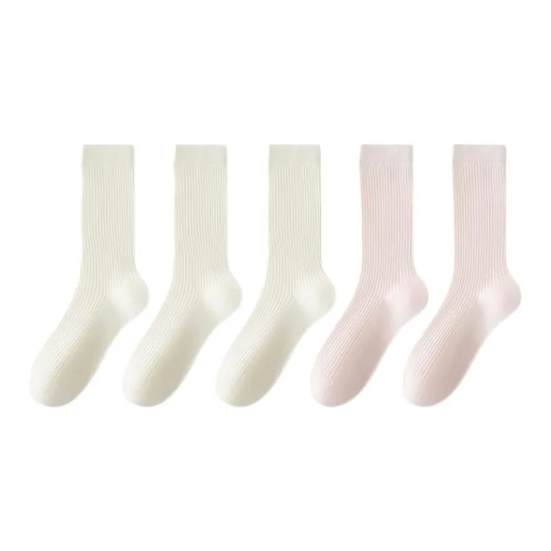 Urban Beauty Mid Calf Socks Women's 5 Pack-4