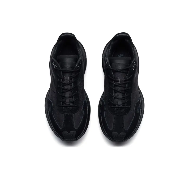 XTEP 1987 Collection Slip Resistant Breathable Low Top Casual Shoes Men's Black-3