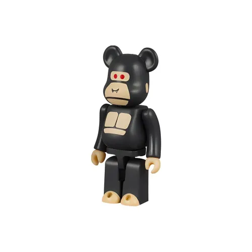 BE@RBRICK x XLARGE LITTLE FRIEND Black Hang Tag Box 100% 7cm