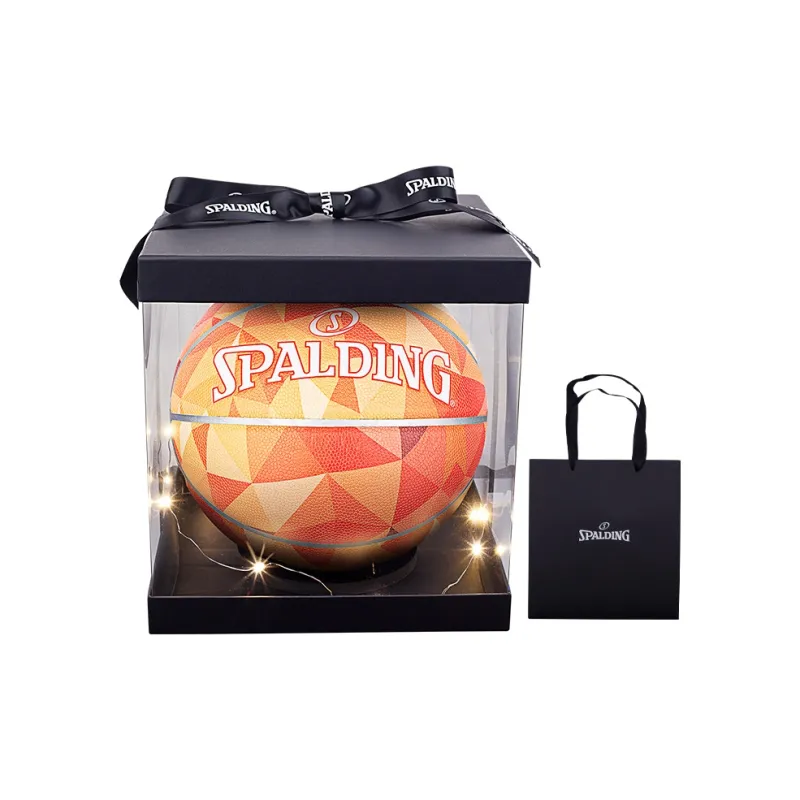 SPALDING Prism Series PU Basketball Orange Size 7 Ball Training Unisex-1
