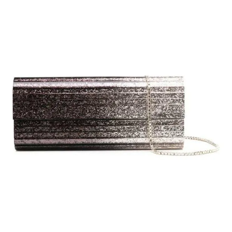 Jimmy Choo Sweetie Metallic Finish Chain Linked Clutch Bag-0