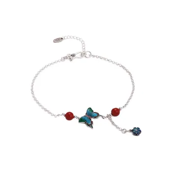 Reverevis 925 Sterling Silver Anklets Women's