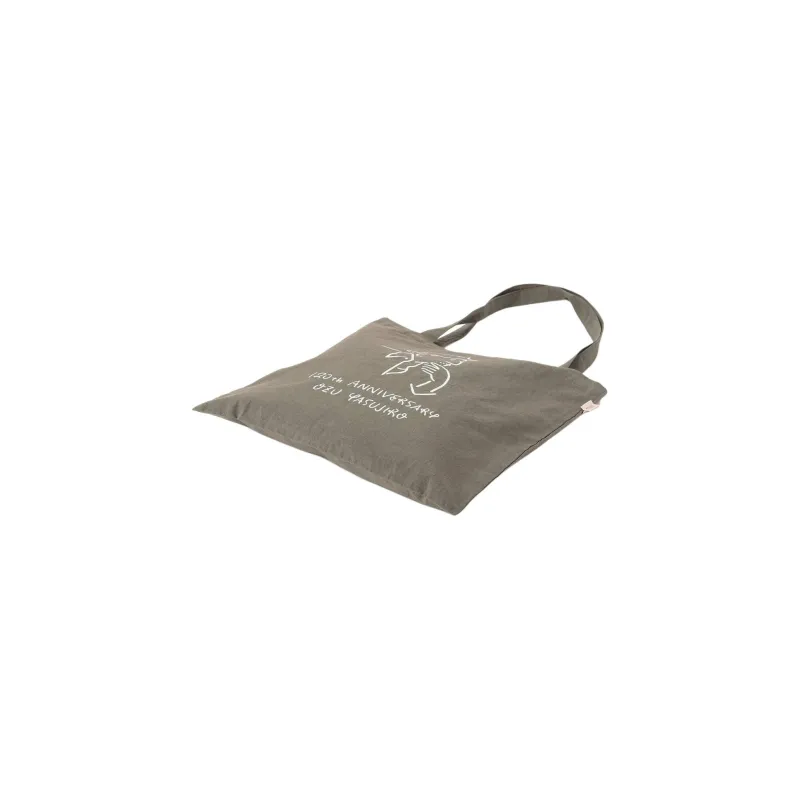Beams × BEAMS JAPAN Collaboration 100% Cotton Tote Bag, Shopping Bag, Handbag Men's White/Gray-7