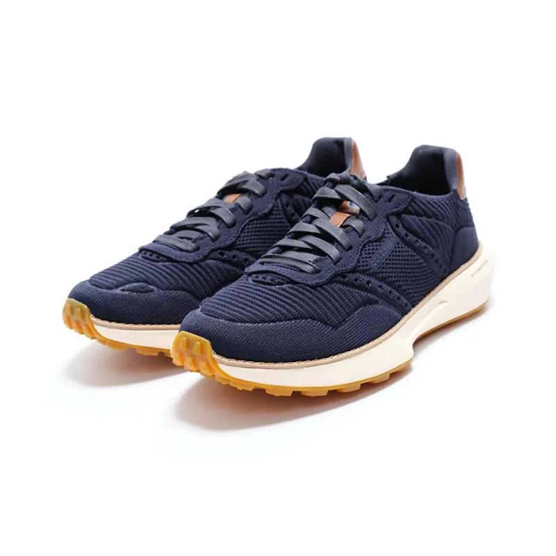 COLE HAAN Cushioned Slip Resistant Abrasion Resistant Breathable Low Top Casual Shoes Men's Navy Blue-1