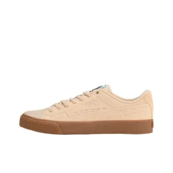 PUMA Suede Anti Slip Wear Resistant Low Top Skateboard Shoes Unisex Brown