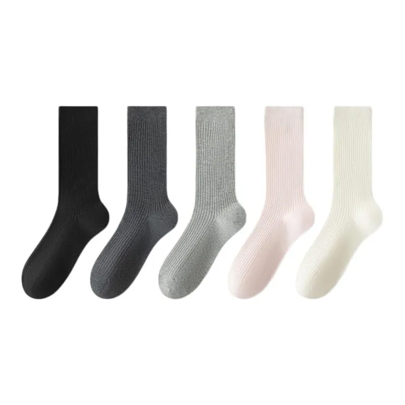 Urban Beauty Mid Calf Socks Women's 5 Pack-0