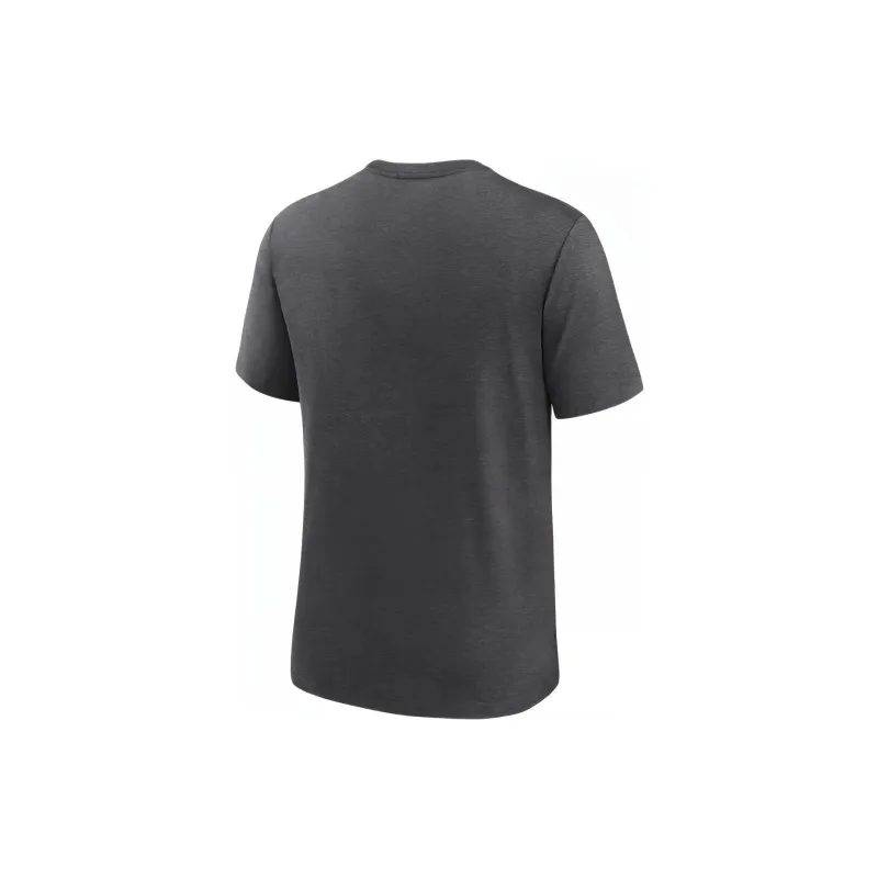 Nike x MLB T-Shirt Miami Marlins Men's Charcoal Stone Flower-1