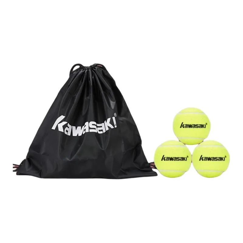 Kawasaki KT 81/KT 90 Tennis Balls Synthetic Wool Training Ball Indoor And Outdoor Diameter 65.5 68.5mm Yellow Green-9