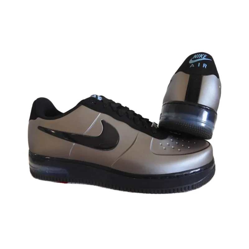 Nike Air Force 1 Foamposite Pro Low Qs 'Grey Black'-2