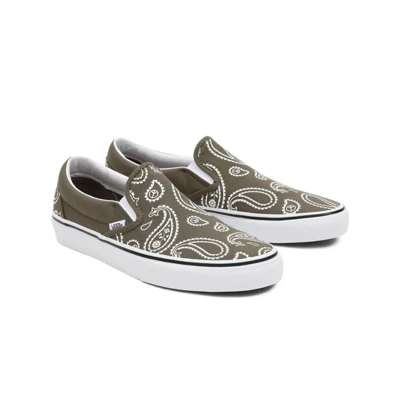 Vans Classic Slip On 'Peace Paisley Grape Leaf'-2