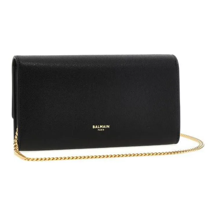 BALMAIN Emblème Foldover Clutch Bag-2