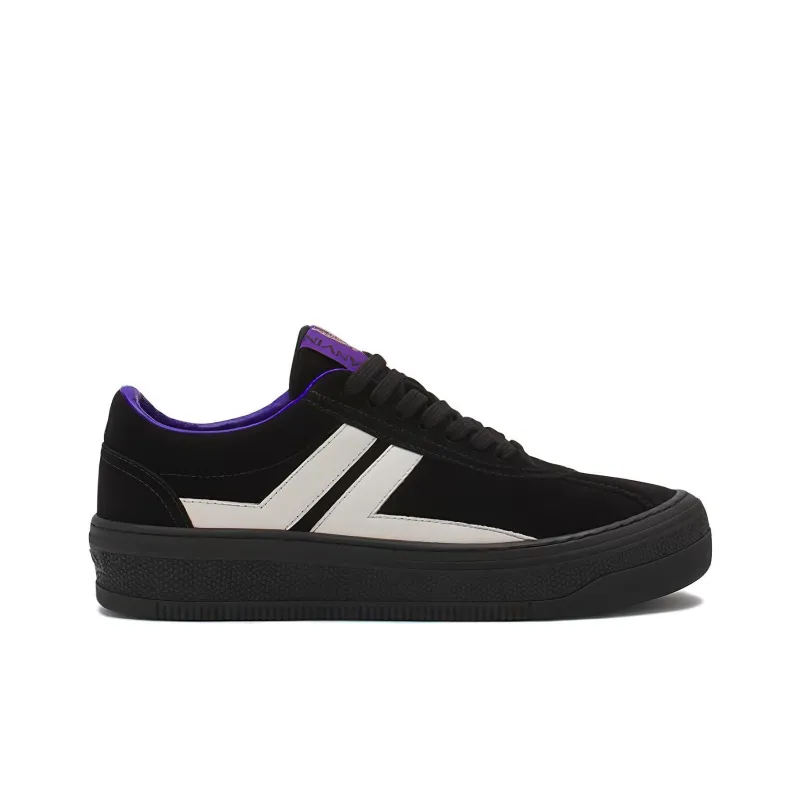Lanvin X Future Panelled Suede Sneakers-1
