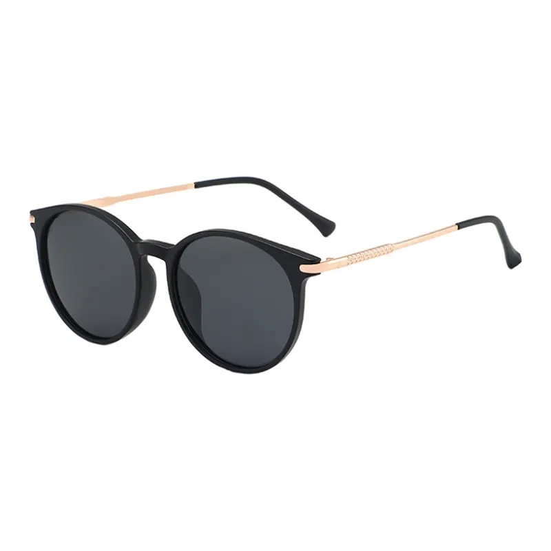 BSELEON TR/Memory Plastic Round Sunglasses Unisex-2