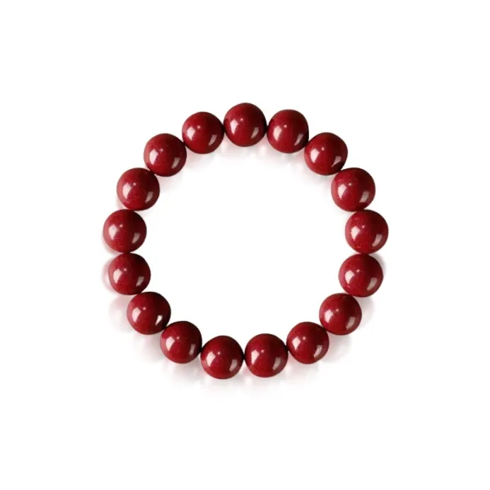 Kim Ka Fook Cinnabar Jade Bracelets Unisex-6