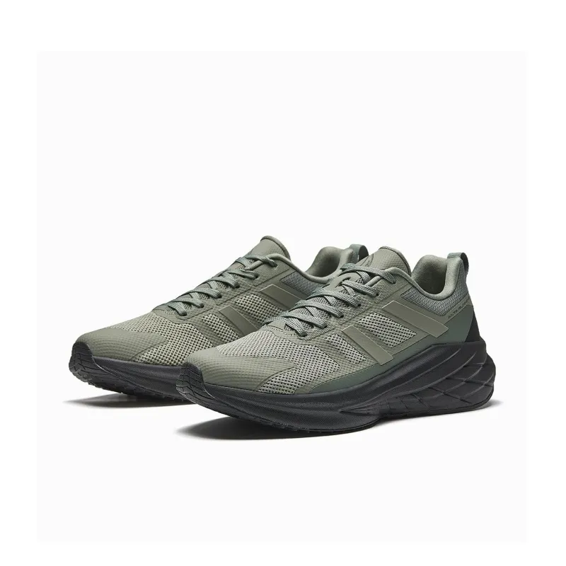 Anta Breathable Lightweight Low-Top Casual Running Shoes Men's Green Black-1