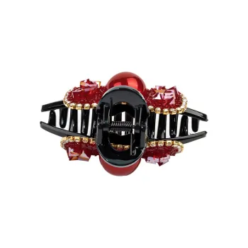 Capuel Acrylic Hair Clips Women's Red