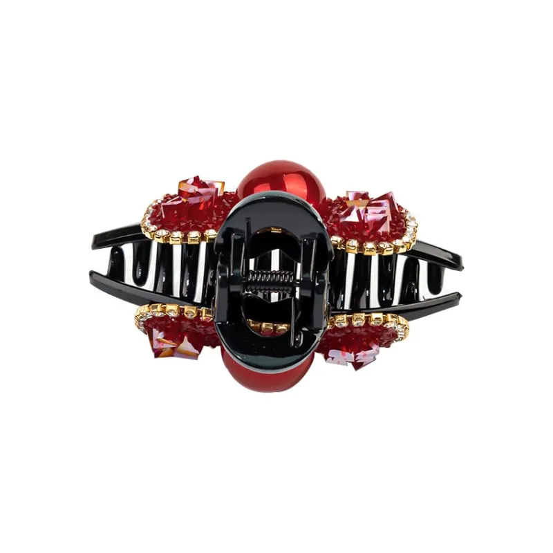 Capuel Acrylic Hair Clips Women's Red-0