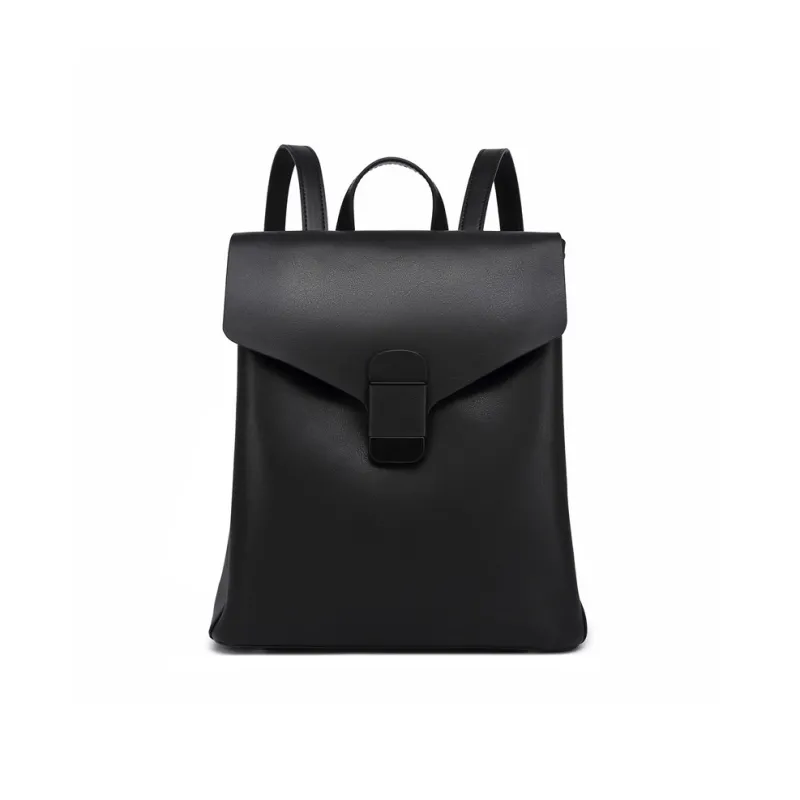 TTaG．baG Cow Leather Backpack Women's Apricot Coffee/Brown/Black-6